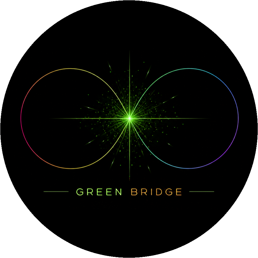 Green Bridge full logo centered within circular emblem